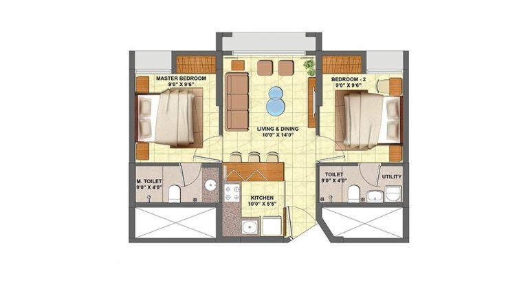 1bhk 2bhk flats crown taloja near dombivali best project